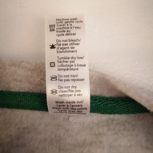 George Ladies Size Medium Light Grey Lightweight Fleece Sleep Top - Picture 4 of 7